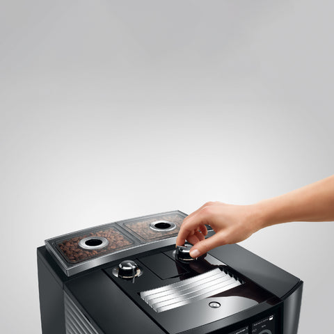 J8 twin Diamond Black (EA) Kaffeevollautomat
