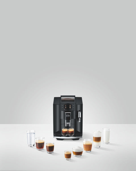 E8 Piano Black (EC) Kaffeevollautomat