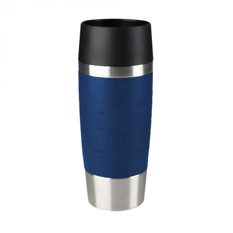 TRAVEL MUG 0,36 l Manschette blau Thermobecher