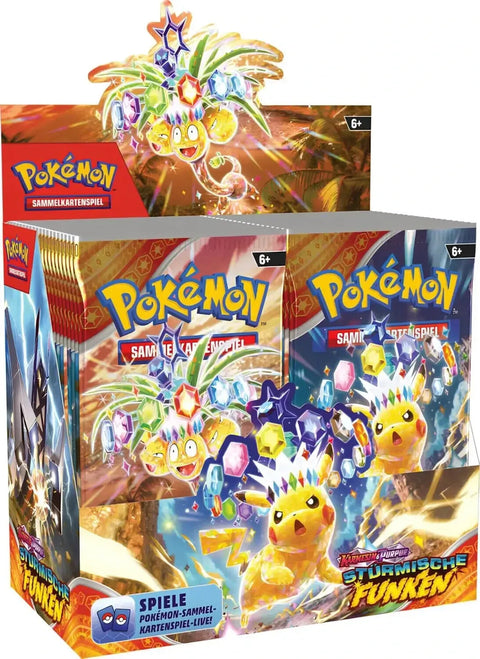 Pokémon Karmesin & Purpur Stürmische Funken Booster 36er Display